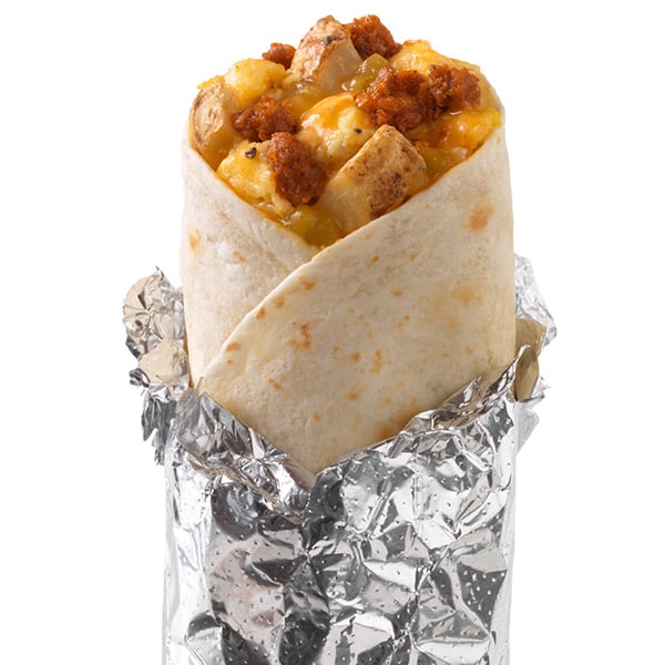 Chorizo, Egg & Cheese Burrito