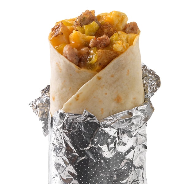 Sausage, Egg & Cheese Burrito
